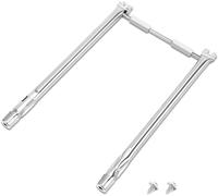 GFTIME 69785 45.7 X 26.7CM Bruciatore per Weber Spirit 200 SpiritE210 S210 E220 S220, Acciaio Inossidabile Bruciatore Ricambi per Weber 46100001 46110001,46113101 Barbecue a Gas(con Manopola Frontale)
