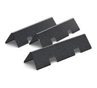 GFTIME Barre aromatizzanti 67045 per griglie a gas Weber Spirit I e II E210 S210 E220 S220, compatibili con Weber 7635, piastra di ricambio smaltata in porcellana, 1,5 mm