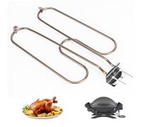 GFTIME Elemento riscaldante di Ricambio per Weber Q240, Q2400 Barbecue Elettrico, Compatibile per Weber 55020001, Elemento riscaldante per Barbecue 2200 W, in Acciaio Inox, Spirale riscaldante 230 V