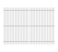 GFTIME Griglia per barbecue in acciaio inox, 44,4 × 30 cm, set di 2 griglie di ricambio per Enders Kansas 3, Campingaz, Broilking, Rösle Videro G3, Napoleone, Charbroil GasGrills