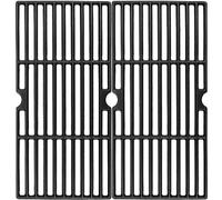 GFTIME Griglie di cottura in ghisa, 43 x 21 cm, per Charbroil Gas2Coal 330, Charbroil Advantage Series, Barbecook Siesta 310, Landmann Triton 3&4, Profi Cook PC-GG 1058/1059, 2 pezzi di ricambio