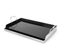 GFTIME Piastre universali per barbecue 63,4 x 40,8 cm, per la maggior parte delle griglie a gas e a carbonella, griglia elettrica, piastra universale per barbecue piatta, rivestimento antiaderente