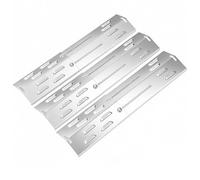 GFTIME Set di 3 coperture per bruciatori in acciaio inox per Landmann, Burnhard, Taino, Tepro, Jamestown, distributore di fiamma per Charbroil, Tenneker, Napoleon Freestyle 365, Jamie Oliver