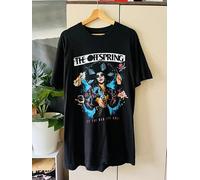 gfu6dle 90s The Offspring Band Let The Bad Times Roll Graphic T Shirt Gift Tee Black L