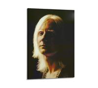 GFUWEWQEGUU Johnny Winter (6) Poster estetici da parete, decorazione artistica da parete, stile vintage, su tela, per soggiorno, camera da letto, 50 x 75 cm, con cornice