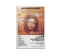 GFUWEWQEGUU Lauryn Hill - Poster decorativo da parete in stile vintage, motivo "La diseducazione di Lauryn Hill", per soggiorno e camera da letto, 40 x 60 cm, senza cornice