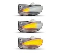 GFVFGNLNNA 2x Luci Indicatori Di Direzione A LED Per Specchietti Laterali Lampeggianti Per Toyota Per Corolla Per Sienta XP170 Per Yaris Cross XP210 Canbus Ambra Ricambi Auto(Dynamic Clear Lens)