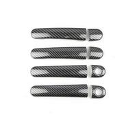 GFVFGNLNNA Adesivi Maniglie Esterne Delle Portiere Dell'auto Per Skoda Per Octavia Per Fabia 2001-2007 Per Superb 2001-2008 Per Roomster(Carbon Texture B)