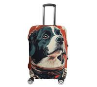 GFXEZZLH Poster astronauta del Bovaro del Bernese_ Stampa retrò del Bovaro del Bernese_ Ritratto di cane da montagna del Bernese_ Poster divertente per cani_ Andy Warhol Art-1_4Custodia per bagagli