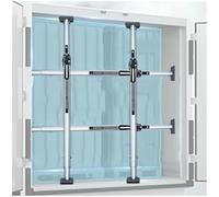 GFXYQPDNV Barra di carico a cricchetto per impieghi gravosi - Sistema di ritenuta telescopico per cassone di Camion per rimorchi, furgoni Chiusi e Pick-up, Set da 1/2/3/4, divisore in Alluminio