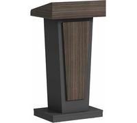 GFXYQPDNV Supporto per podio in Legno, leggio Alto in Legno massello con ripiano portaoggetti, bancone per Reception da Pavimento, leggio per Chiesa, presentazioni, Scuola, seminario
