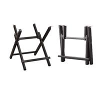 GFYHTN Piedini di Supporto per mobili pieghevoli, 50cm 70cm gambe per mobili, gambe di ricambio per tavolo da pranzo Tavolo da campeggio(Black,50cm/20in)