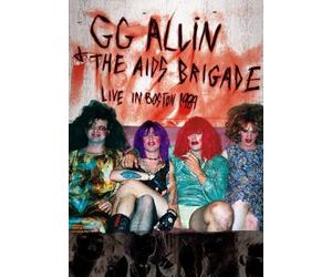 GG ALLIN AND THE AID - LIVE IN BOSTON 1989 - DVD - E72z