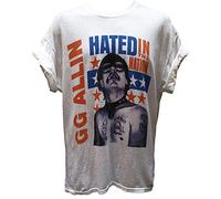 GG Allin T Shirt Antiseen Discharge Hardcore Punk Rock Metal Graphic Band Tee