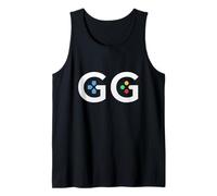 GG Good Game Video Game Gamer Classic Controller Pulsanti Canotta