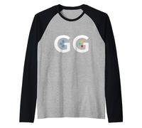 GG Good Game Video Game Gamer Classic Controller Pulsanti Maglia con Maniche Raglan