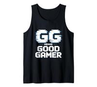 GG Good Gamer Positive Play Pixel Graphic Canotta