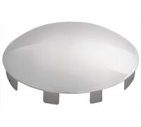 GG Grand General 10770 Cr. Universal Front Hub Cap 1 inches Lip, 6 Notches, Chrome Plated Steel