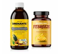 GG4Lab Kit Drena & Sgonfia | Drenante Forte Liquido 500ml + Bromelina 2500 GDU 6