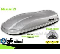 GG6 BAULE BOX PORTAPACCHI AUTO FARAD MARLIN F3 480LT GRIGIO SATINATO