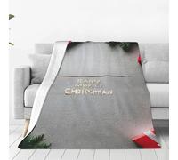 ggasdvjj Coperta in pile di flanella super morbida anti-pelucchi Merry Christmas 1 stampa, diverse dimensioni per letto, divano, peluche e caldo.