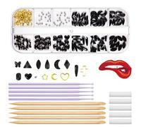 GGAUBAIFI Kit di gemme per denti alla moda, gioielli per denti fai-da-te con cristalli lucenti, kit iniziale di decorazione di gemme per denti, kit di gemme per denti per decorazioni natalizie