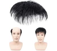 GGAUBAIFI Parrucchino corto per uomo Topper per capelli Parrucca Clip in Corona Estensioni dei capelli Pezzo per capelli da uomo per coprire la perdita di capelli, 5,5 x 5,5 pollici