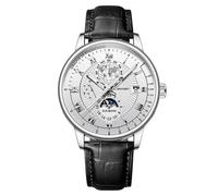 Ggb100-1a9 Orologio analogico al quarzo in pelle Ms. Orologio da polso Business Date Casual Watch, C, misura unica