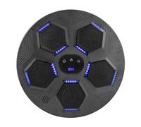 GGbaony Macchina da boxe elettronica con musica, montaggio a parete, Music Boxing Machine con Bluetooth e luce LED, dispositivo di allenamento con guantoni da boxe per adulti e bambini, fitness per