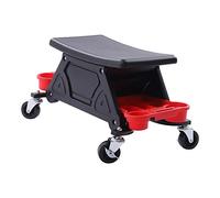 GGbaony Sgabello da officina in polipropilene, 150 kg, portata massima: 21,2 cm, altezza dello sgabello, 57 cm, distanza tra le ruote, officina