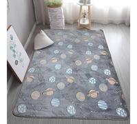 GGBOND Tappeto luminoso fosforescente Pianeta in peluche corta morbida e confortevole 100 x 160 cm