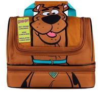 GGet Trend Scooby Doo Borsa Porta Pranzo Bambini Adolescenti Adulti Isolato Porta Pranzo con Scomparti Porta Merenda per Picnic Lavoro Scolastico (Marrone Scooby Doo)