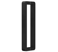 GGFFJ Maniglie for porte scorrevoli, maniglia for porta scorrevole, for quadrata nera, moderna for in acciaio inox push-pull con accessori, interno/esterno(102.5cm/35.4in)