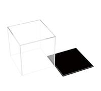 GGFFJ Scatola di plastica trasparente 15/18/ 30/35/ 40/50/ 60/80 cm H, vetrina non assemblata (35x35x80 cm/13,8x13,8x31,5 pollici)(40x40x80cm/15.7x15.7x31.5in)