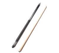 gggg Stecca da Biliardo, Stecca da Biliardo in Acero Canadese, 58 Pollici Stecca da Nove Palline da 19 Once, con Punte da 12,75 Mm/Black/Rod