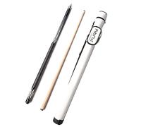 gggg Stecca da Biliardo, Stecca da Biliardo in Acero Canadese, 58 Pollici Stecca da Nove Palline da 19 Once, con Punte da 12,75 Mm/Black/Pole bag