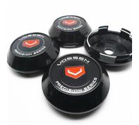 GGGggHai 4 Pezzi Auto Coprimozzi per 68mm Vossen,Car Centrale Copertura Mozzo,Forte e Robusto Dell'Auto Accessori,F