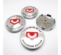 GGGggHai 4 Pezzi Auto Coprimozzi per 68mm Vossen,Car Centrale Copertura Mozzo,Forte e Robusto Dell'Auto Accessori,D