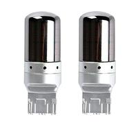 Ggnaxivs 2Pz Cromo 7440 T20 144SMD Giallo Canbus Errore Lampadina a LED Indicatore di Direzione