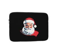 GGNKDL Babbo Natale che soddisfa il suo desiderio modello antiurto portatile borsa per laptop 10 pollici per uomini donne viaggi d'affari, ufficio uso quotidiano
