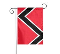 GGNKDL Bandiera di Trinidad e Tobago stampa Bandiera da giardino decorazione cortile esterno adatto a tutte le stagioni 30,5x45,7 cm
