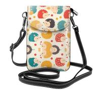 GGNKDL Borsa a tracolla con stampa a pois riccio, borsa per cellulare, piccolo portafoglio da donna, un regalo pratico adatto per uscire, fare esercizio fisico e fare shopping