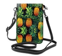 GGNKDL Borsa a tracolla con stampa ananas fresca, borsa per cellulare, piccolo portafoglio da donna, un regalo pratico adatto per uscire, fare esercizio fisico e fare shopping