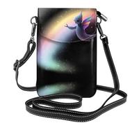 GGNKDL Borsa a tracolla con stampa di creature non identificate nel cielo stellato, borsa per cellulare, piccolo portafoglio da donna, un regalo pratico adatto per uscire, allenarsi e fare shopping