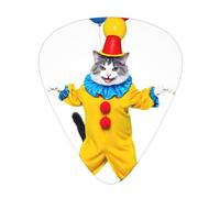 GGNKDL Cat performing magic tricks Stampe Plettro per chitarra 12 pezzi con tre combinazioni di plettri di spessore adatto per basso e ukulele