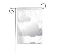 GGNKDL Cielo blu e nuvole bianche stampa Bandiera da giardino decorazione cortile esterno adatto per tutte le stagioni 30,5 x 45,7 cm