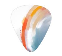 GGNKDL Dipinti a olio colorati Stampe Plettro per chitarra 12 pezzi con tre combinazioni di plettri di spessore adatto per basso e ukulele