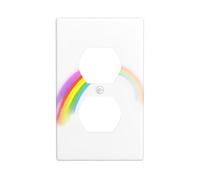 GGNKDL Durevole doppio di potere della famiglia del pannello di parete dell'incavo di stampa variopinta dell'arcobaleno per gli incavi