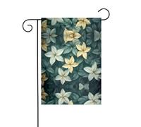 GGNKDL fiori freschi stampa Bandiera giardino decorazione cortile esterno adatto per tutte le stagioni 12x18 pollici