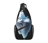GGNKDL La punta dell'iceberg Prints Cross borsa a tracolla adatta per uomini e donne, adatta per borse fitness e escursioni